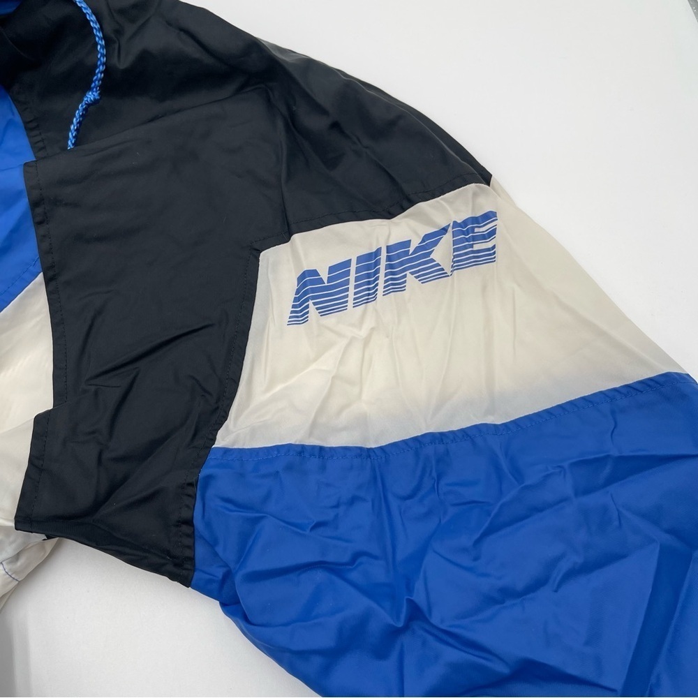 Vintage Nike Jacket Adult Small Colorblock Windbreaker Track Blue Full Zip 90’s - Picture 4 of 12